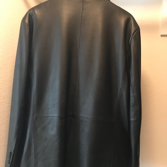 Men’s leather jacket - Picture 2 of 3